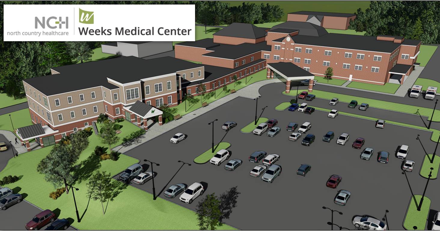 Artist rendering of Weeks Medical Center
